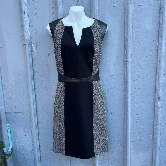 Rebecca Taylor Caitlyn Tweed & Twill Shift Dress , size 8 - Picture 4 of 15